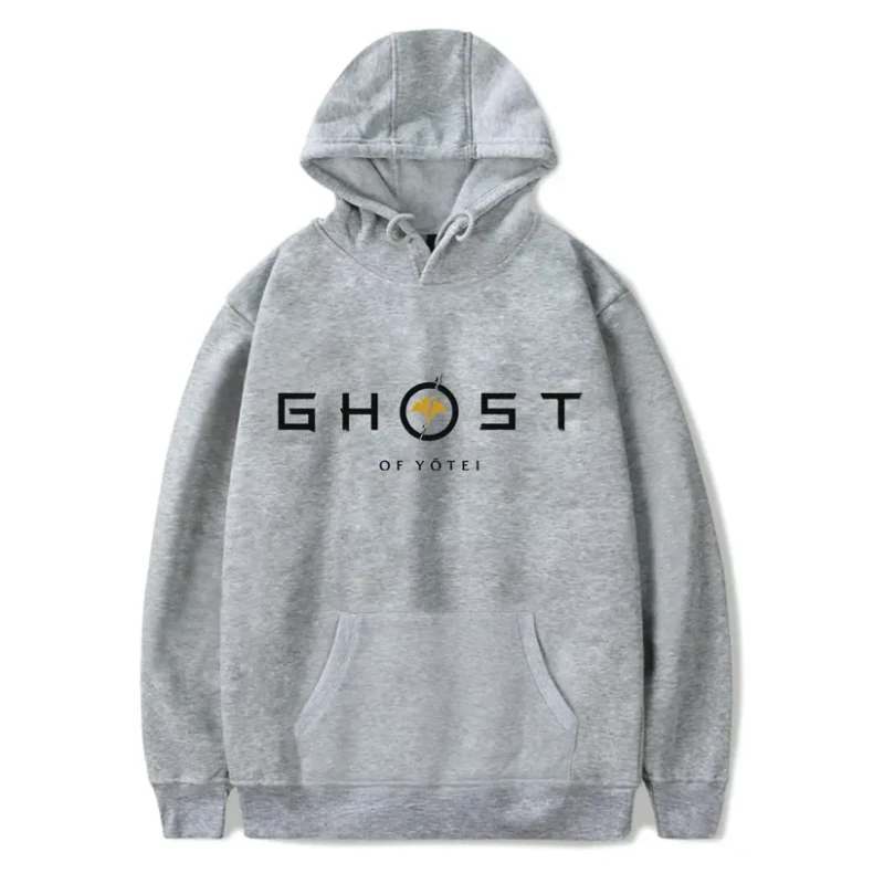 Ghost of Yotei Gray Hoodie