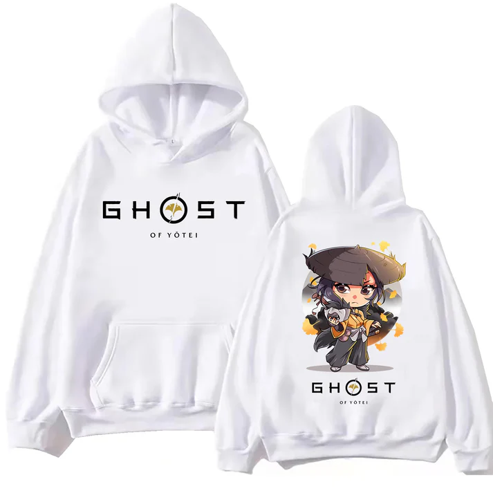 Ghost Of Yotei Kawaii White Hoodie | Product Spotlight