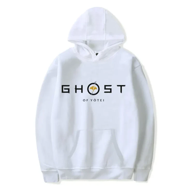 Ghost of Yotei White Hoodie